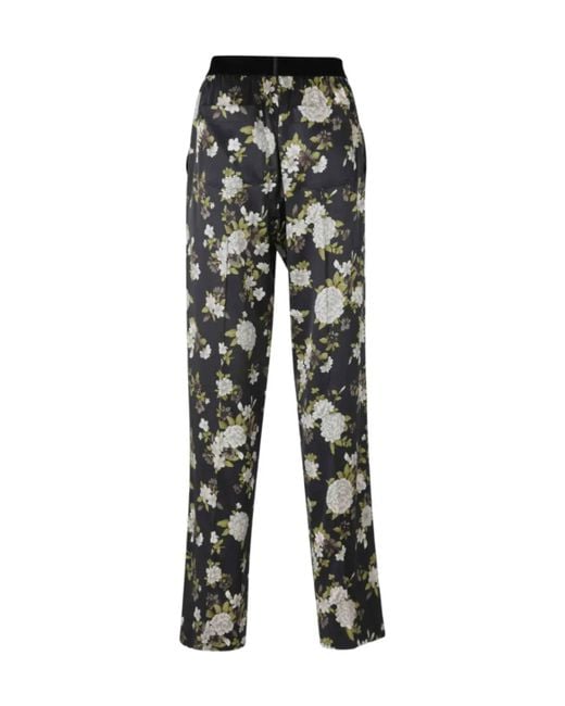 Tom Ford Gray Floral-Printed Straight-Leg Pajamas Trousers