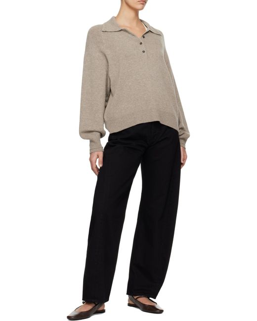 Agolde Blue Luna Pieced High-Waisted Jeans