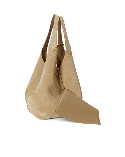 Ralph Lauren Natural Play Large Suede Tote Bag