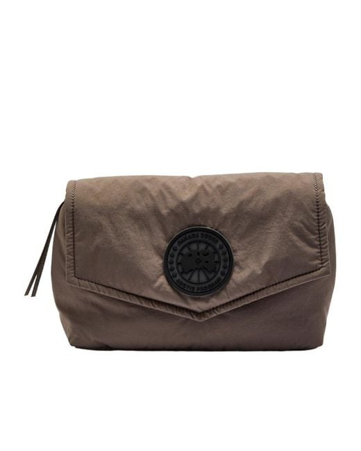 Canada Goose Brown Logo Shell Belt Bag for men