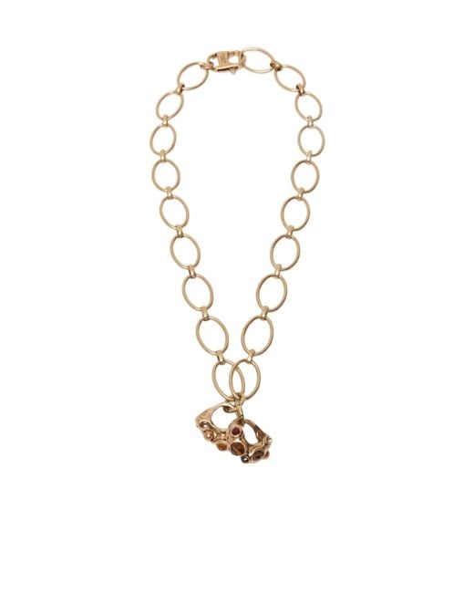 Weekend by Maxmara White Wkabermuda Chain Necklace