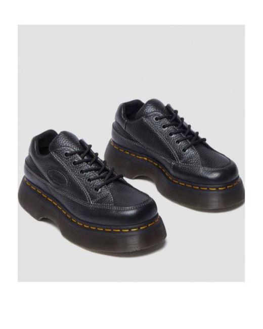 Dr. Martens Black Buzz 5-Eye Milled Nappa Leather Shoes