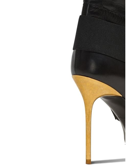 Balmain Black Alma Heeled Boots