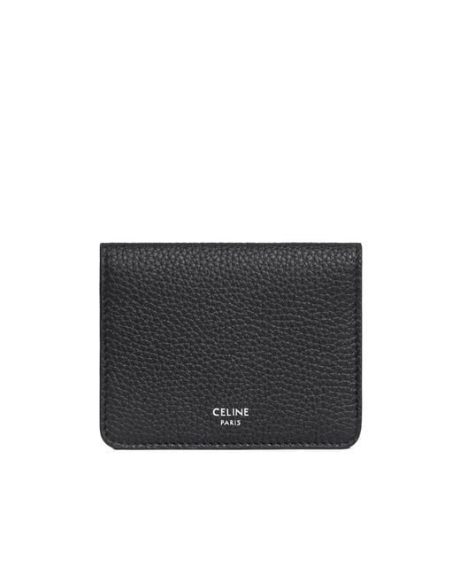 Céline Black Bi-Fold Card Holder for men