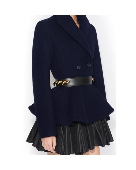 Alaïa Black Pleated A-Line Mini Dress