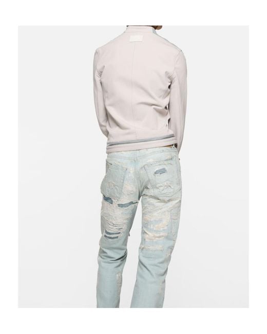 Acne Natural Denim-Panel Jacket for men