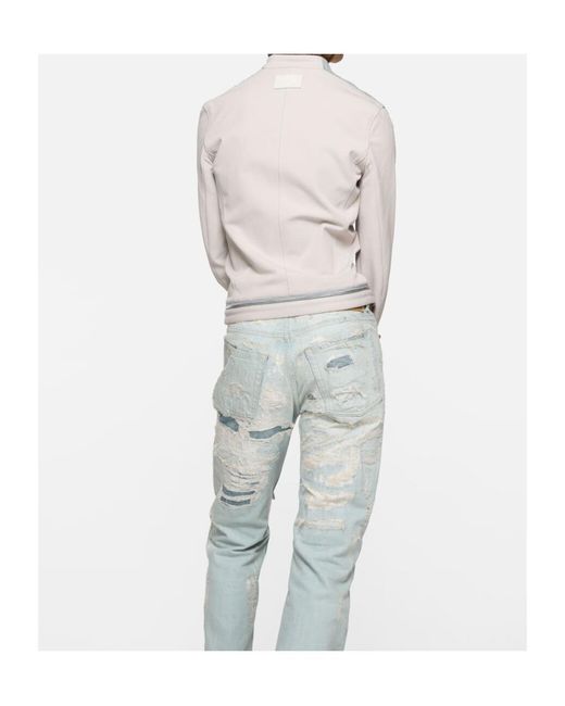Acne Natural Denim-Panel Jacket for men