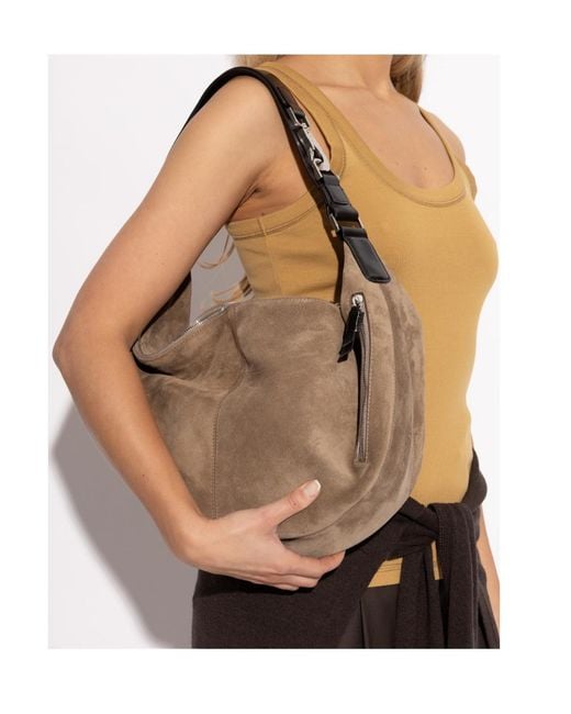 Lemaire White Quiver Zipped Shoulder Bag