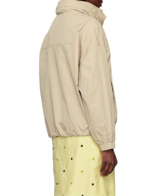 Maison Kitsuné Metallic Fox-Motif Bomber Jacket