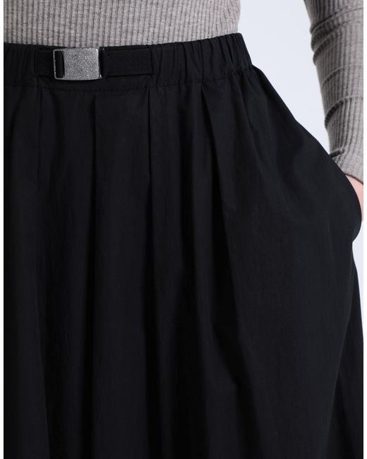 Brunello Cucinelli Black Flare Skirt