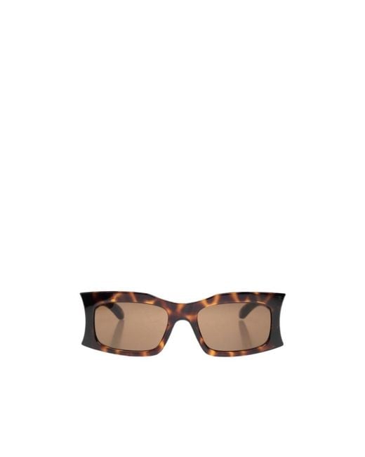 Balenciaga Multicolor Eyewear Pointed-Edge Rectangle Frame Sunglasses for men