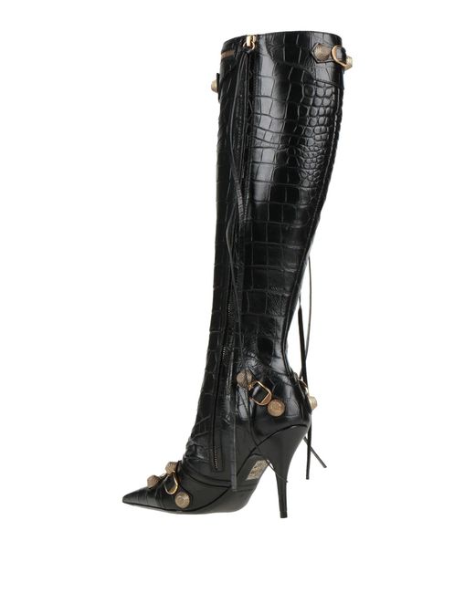 Balenciaga Black Leather Boots