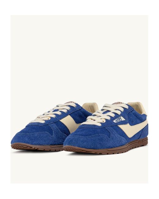 Autry Blue Windspin Low Shoes for men