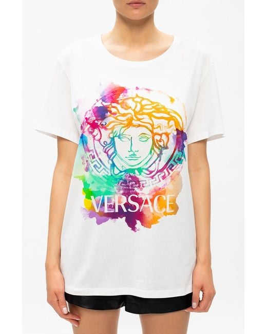 Versace White Medusa-Motif T-Shirt