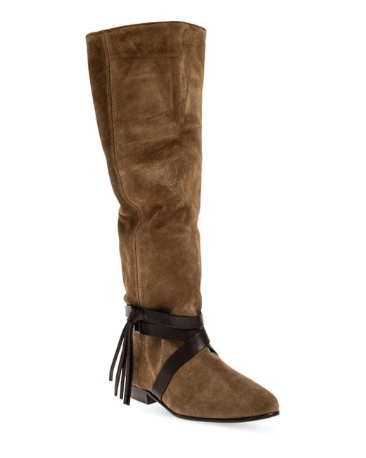 Isabel Marant Brown Silmon Knee-High Boots