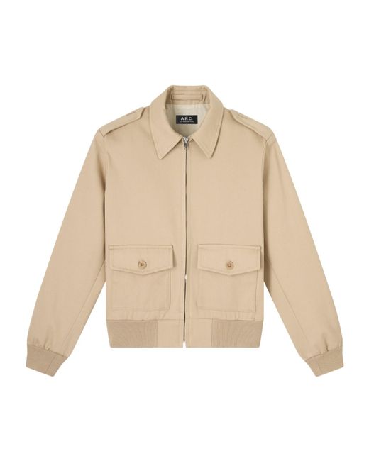 A.P.C. Natural Milesa Button Pockets Jacket