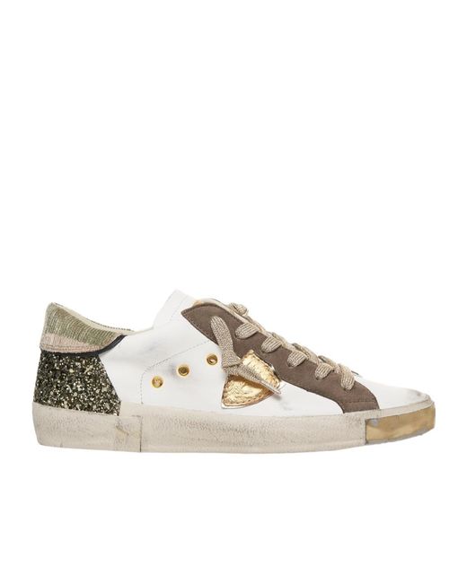 Philippe Model Multicolor Prsx Lace-Up Low-Top Casual Shoes