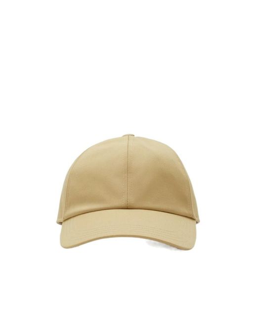 Burberry Natural Curved-Peak Pull-On Baseball Cap for men