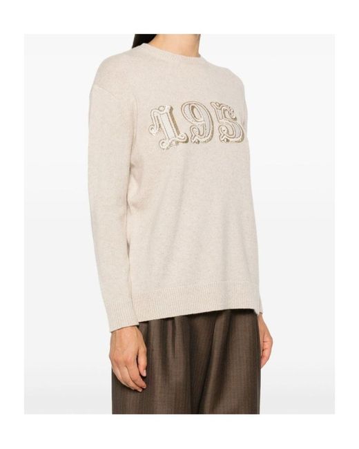 Max Mara White Sweaters