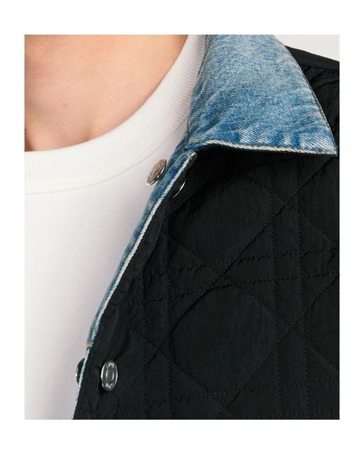 Dior Blue Homme Reversible Cannage Jean Jacket for men