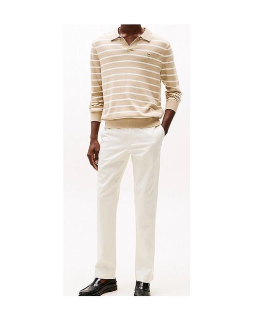 Tommy Hilfiger White Jeans With Belt Loops for men