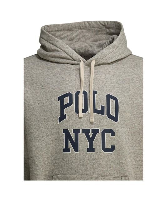 Polo Ralph Lauren Gray Hoodies for men