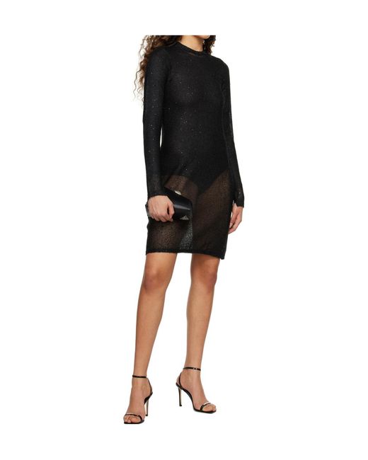 REMAIN Birger Black Sequin Mini Dress