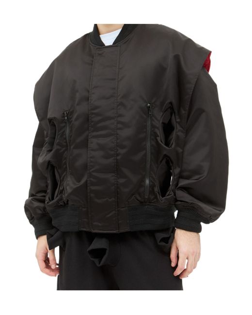 Walter Van Beirendonck Black Long-Sleeved Casual Jacket for men