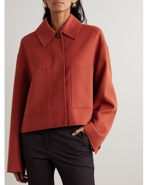 Joseph Red Kalaa Wool Blend Casual Jacket