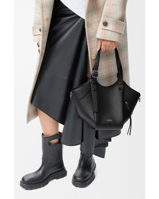 Loewe Black Hammock Flip Bag