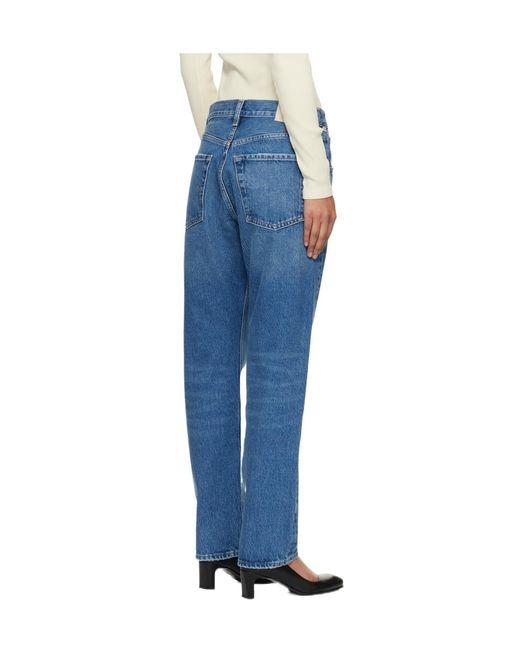 Citizens of Humanity Blue Anissa Straight Leg Jeans