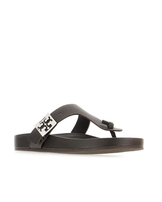 Tory Burch Multicolor Round Toe Flip Flops