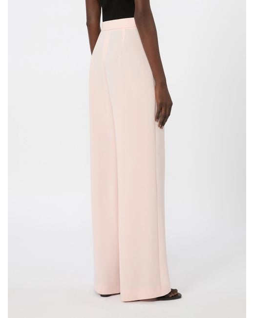 Max Mara Pink Straight-Leg Casual Pants
