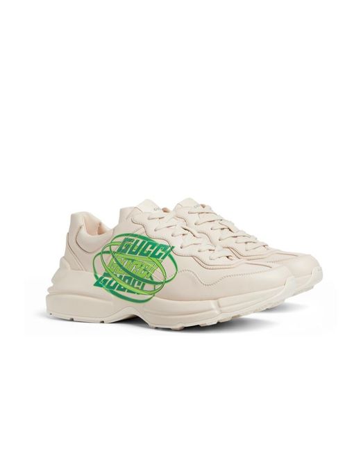 Gucci Green Rhyton Series Of Sneakers for men