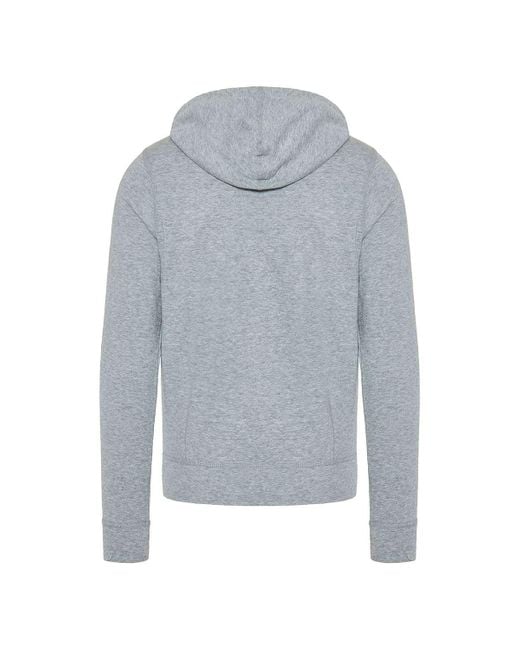 James Perse Blue Hooded Casual Jacket for men
