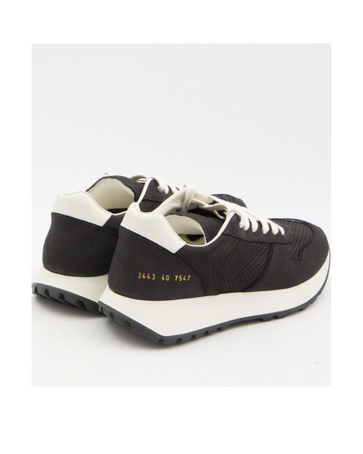 Common Projects Black Track Premium Sneakers for men