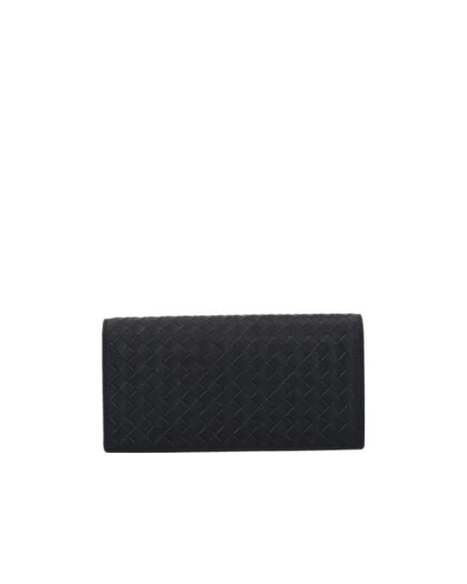 Bottega Veneta Black Logo Wallet for men