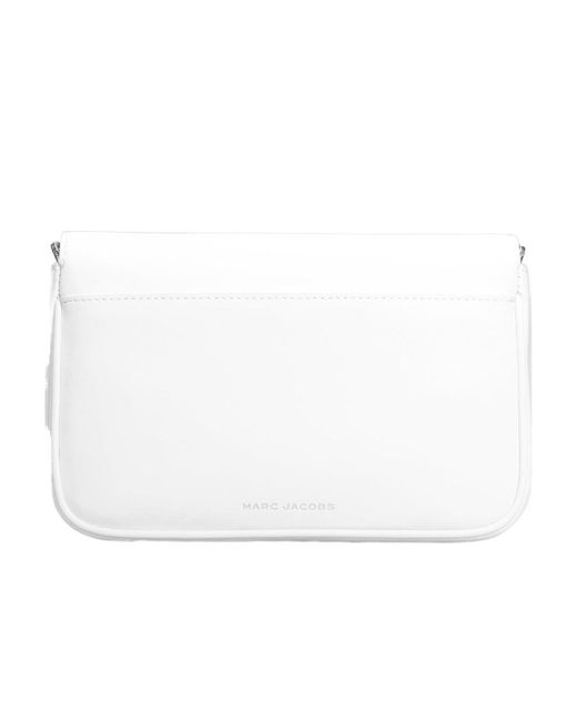 Marc Jacobs White Logo Shoulder Bag