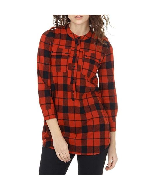 Burberry Checkered Casual Blouse