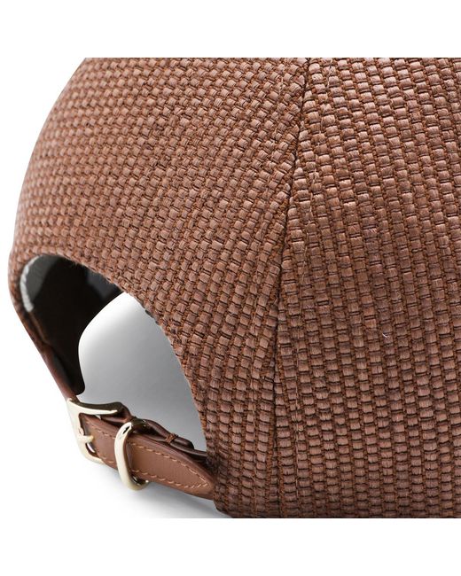 Max Mara Brown Mxacircense Embellished Baseball Cap