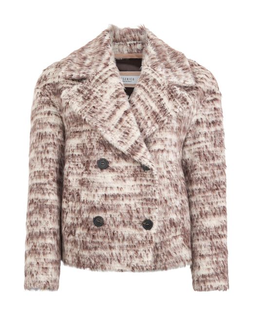 Peserico Pink Structured Double-Breasted Blazer