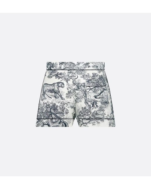 Dior Blue Chez Moi Shorts