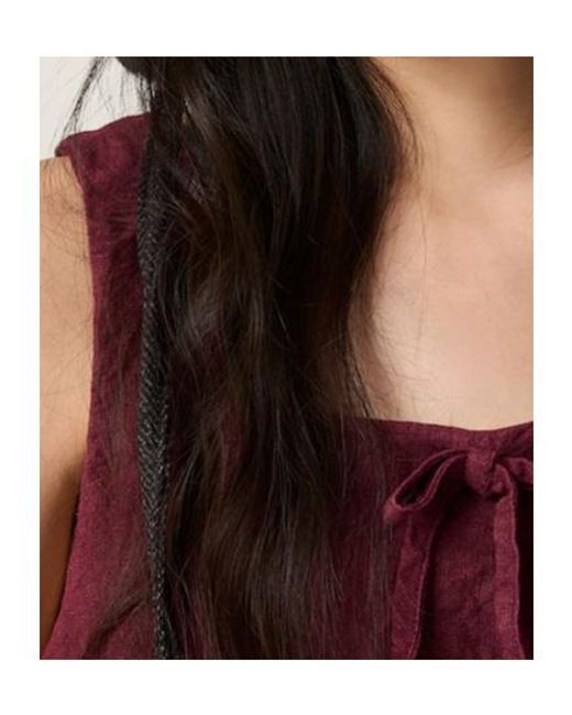 Miu Miu Red Linen Dress