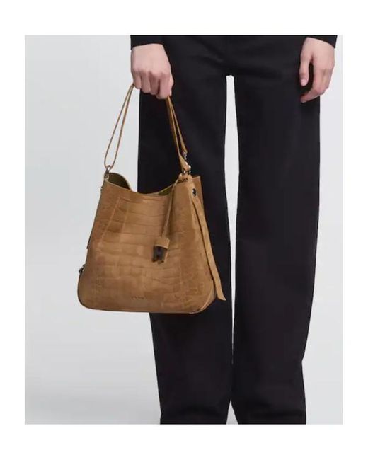 Hogan White Hocket Hobo Bag Small