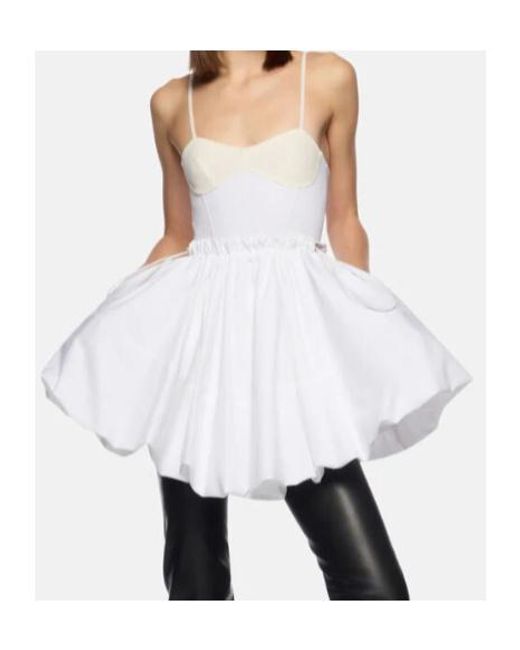 The Attico White The Mini Dress