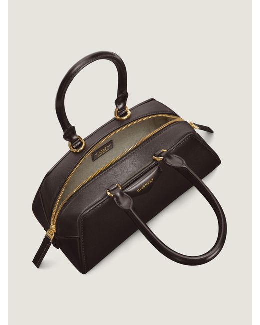 Givenchy Brown Antigona Cube East-West Mini Top Handle Bag