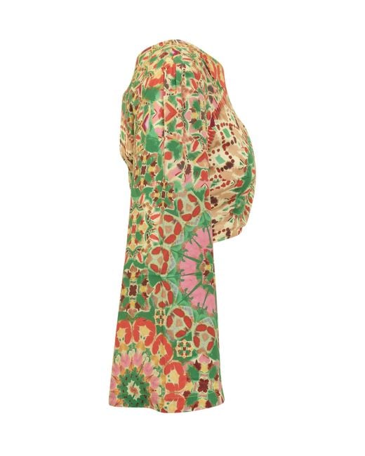 Ba&sh Green Lucia Asymmetric Top