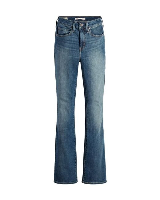 Levi's Blue 725 High-Rise Boot-Cut Jeans