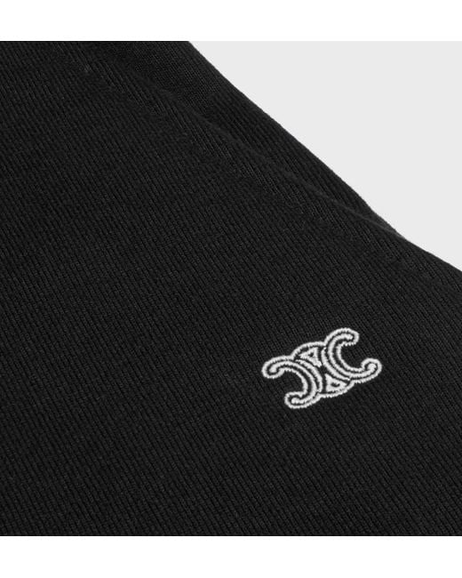 Céline Black Flared Sweatpants