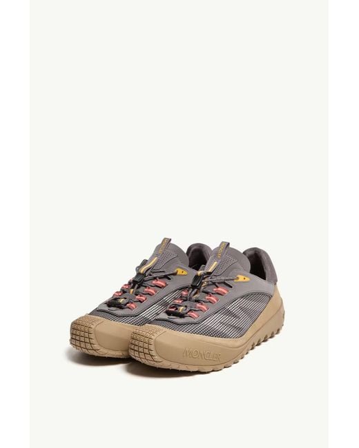 Moncler Brown Trailgrip Lp Suede Nubuck Sneaker